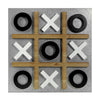 Magnetic Tic Tac Toe Wall Game Board - Black & White (15" x 15")